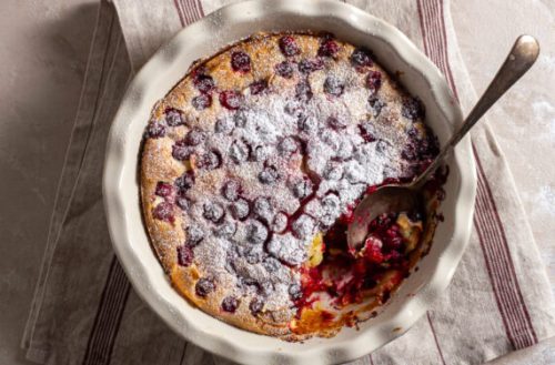 Cranberry Clafoutis