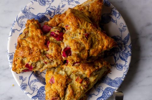 Sweet_Rhubarb and Ginger Scone_Baked